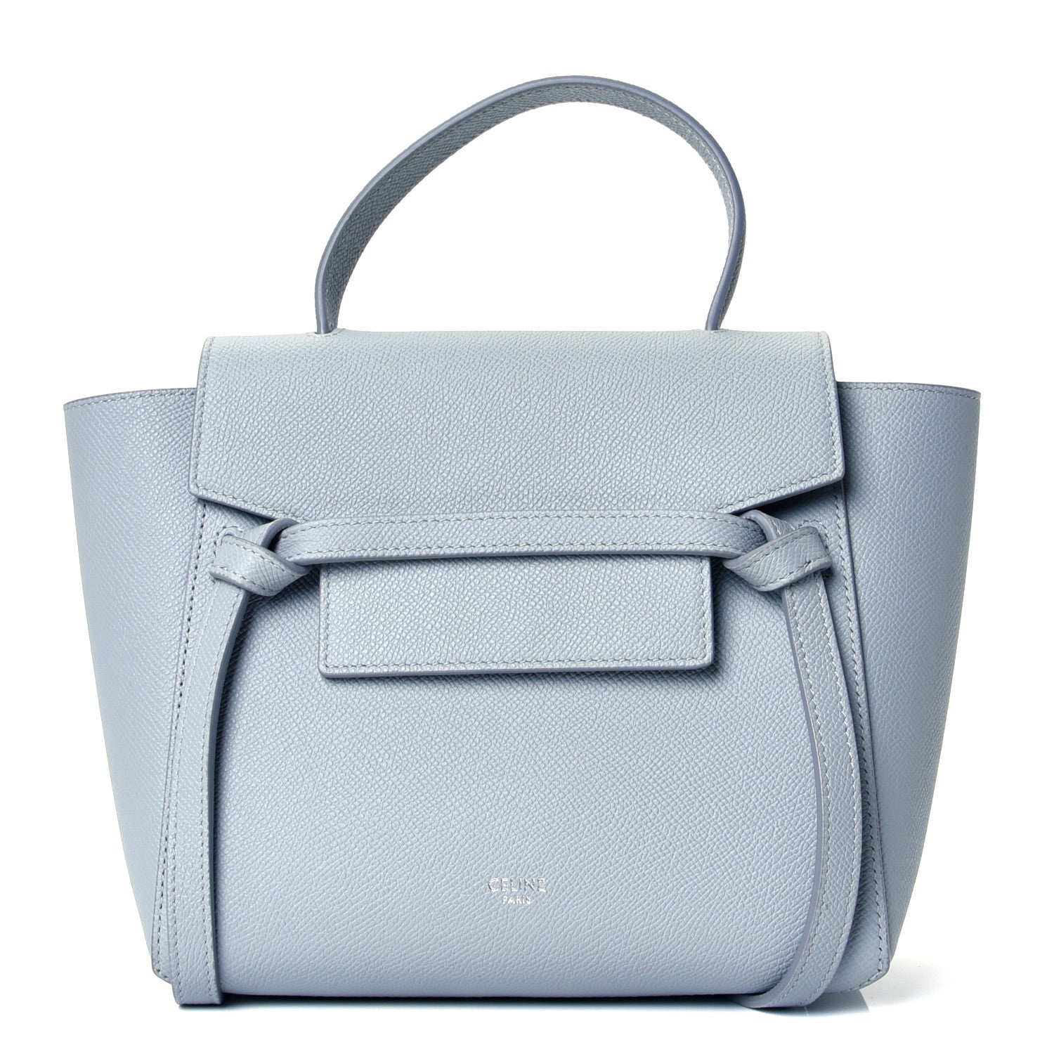 Celine Grained Calfskin Nano Belt Bag Cloud 1 of 4