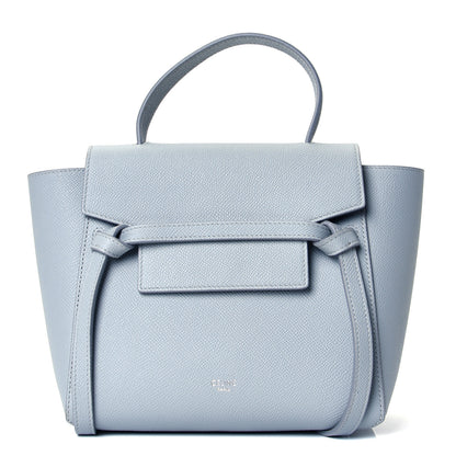Celine Grained Calfskin Nano Belt Bag Cloud 1 of 4