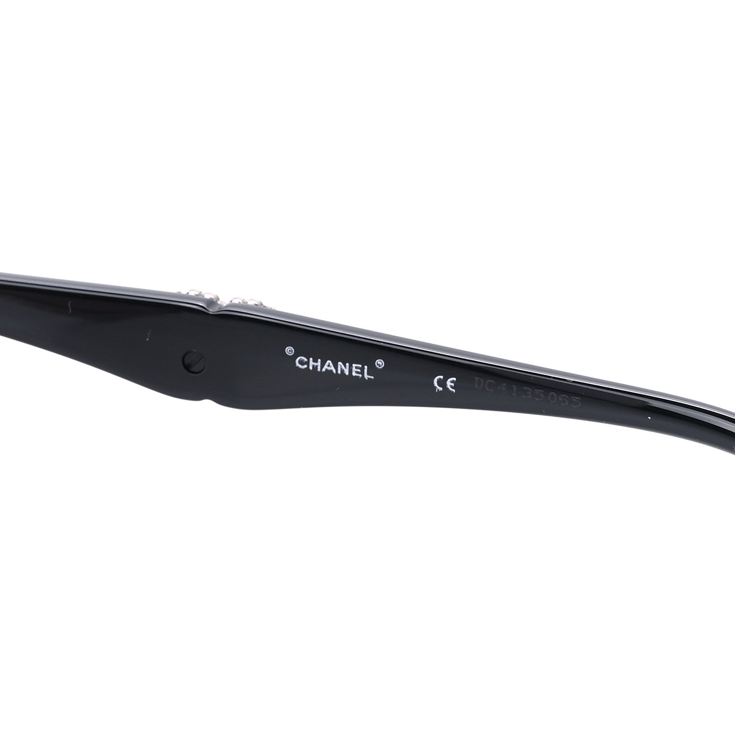 Chanel Metal Strass Round Sunglasses 71430 Black Pink 6 of 7