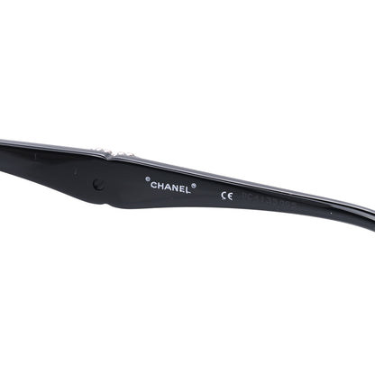 Chanel Metal Strass Round Sunglasses 71430 Black Pink 6 of 7