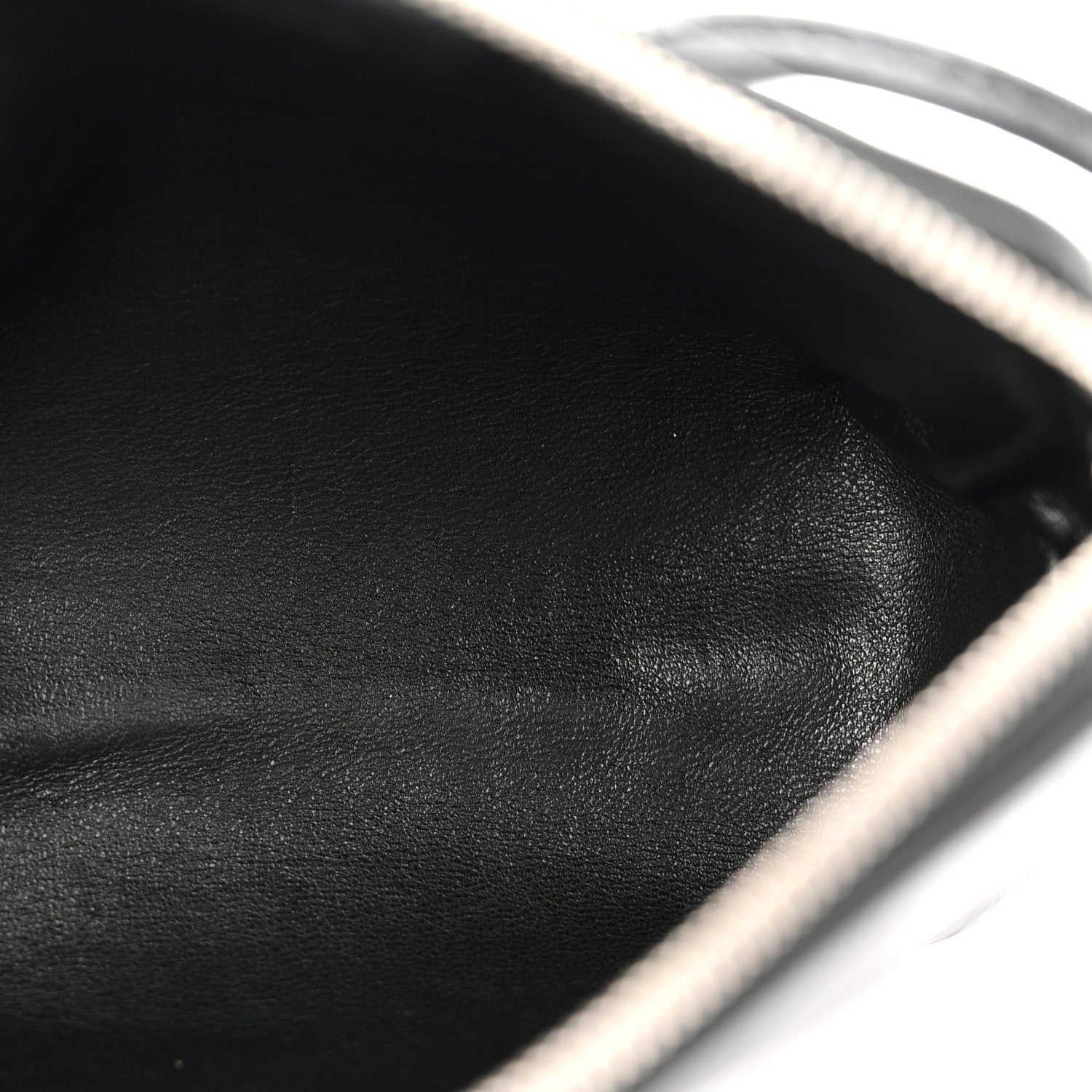 The Row Grained Calfskin Owen Pouch Black 10 of 12