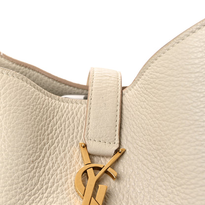 Saint Laurent Grained Deerskin Bea Tote Blanc Vintage 7 of 9