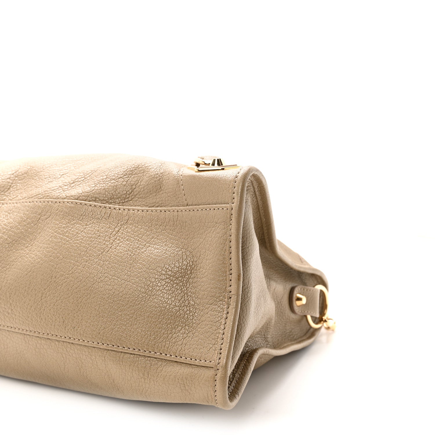 Balenciaga Chevre Gold Metallic Edge Hardware City Beige Latte 11 of 11