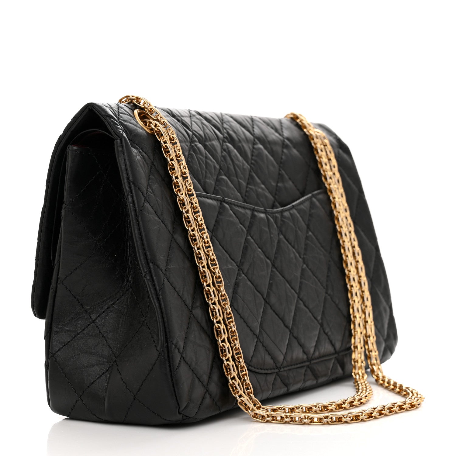 Chanel Aged Calfskin Quilted 2.55 Reissue 227 Flap Black 3 of 10