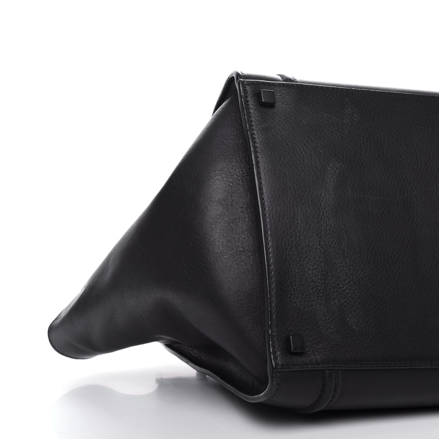 Supple Calfskin Medium Phantom Luggage Black