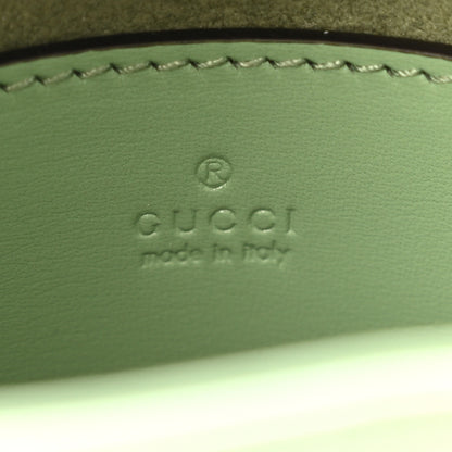 Gucci Boarded Dyana Lux Calfskin Mini Jackie 1961 Hobo Green Soil Grass 6 of 11