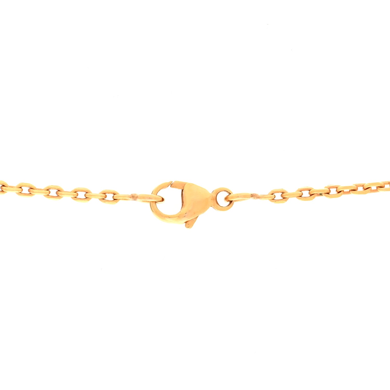 Hermes Lacquered Gold Pop H Pendant Necklace Marron Glace 6 of 7