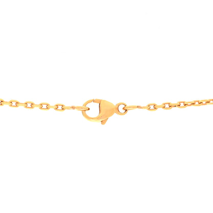 Hermes Lacquered Gold Pop H Pendant Necklace Marron Glace 6 of 7