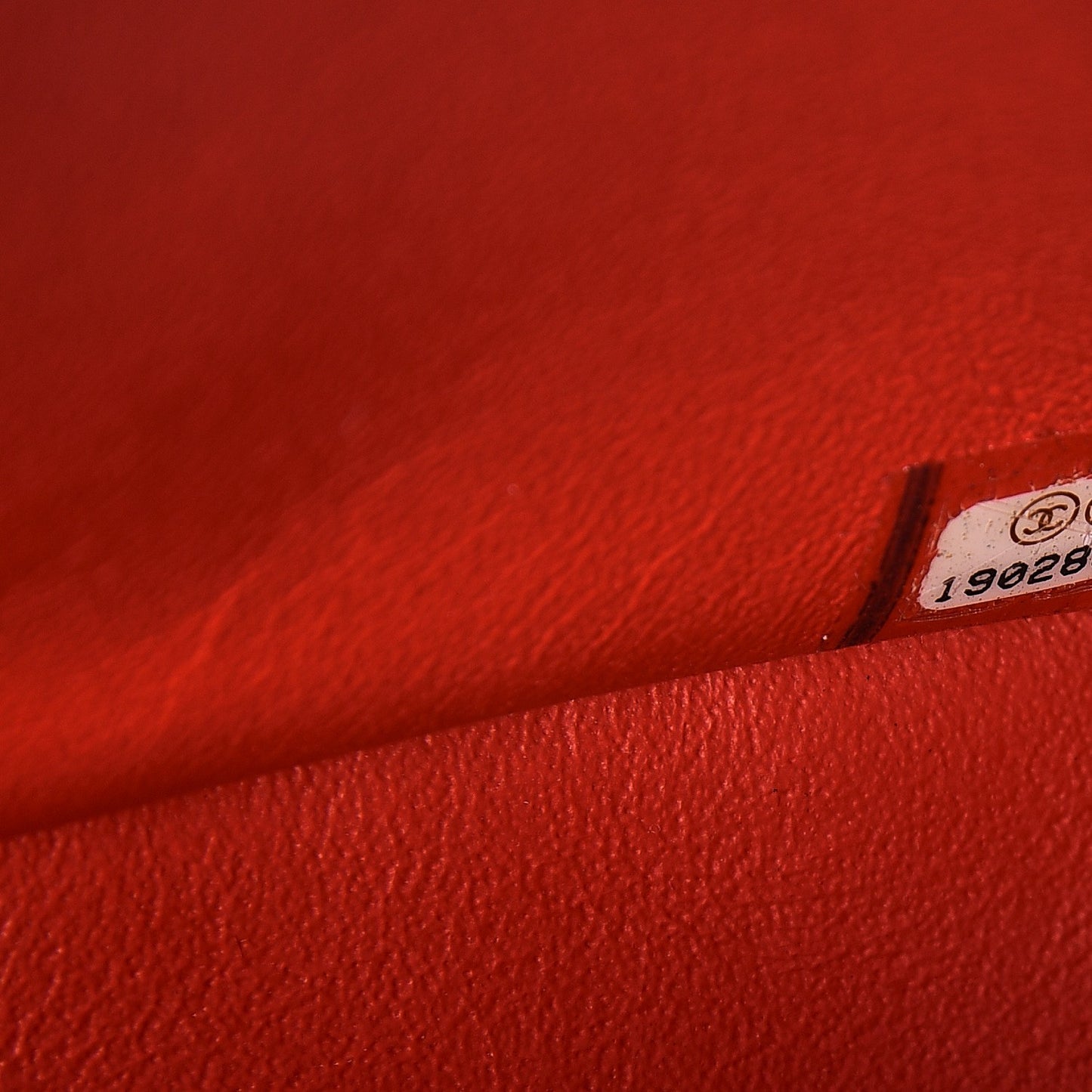 Patent Calfskin Quilted Mini Rectangular Flap Red