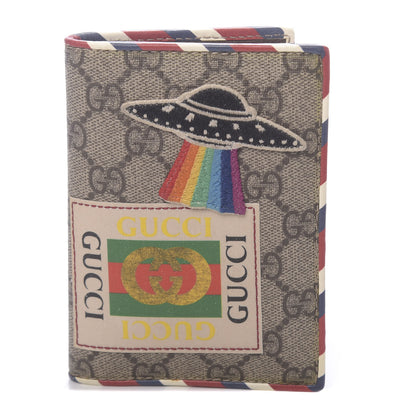 Gucci GG Supreme Monogram Courrier Passport Case 1 of 8
