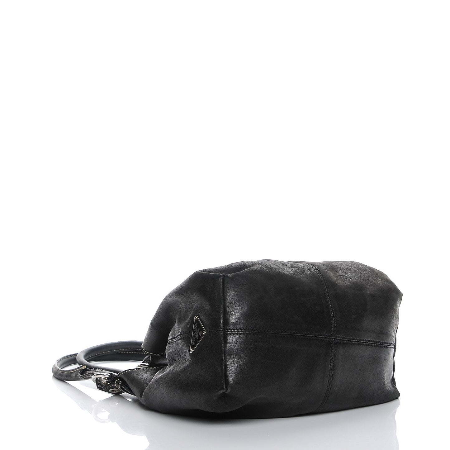 Nappa Small Shoulder Bag Nero Black