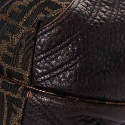 Fendi Zucca Nappa Nuvolata Vitello Tortuga Spy Tobacco Moro 9 of 17