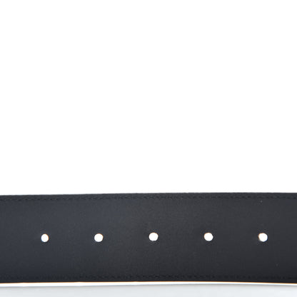 Gucci Nylon Calfskin Double G 40mm Web Belt 95 38 Green Red Black 3 of 4