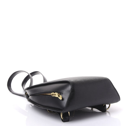 Louis Vuitton Epi Mabillon Backpack Black 3 of 9