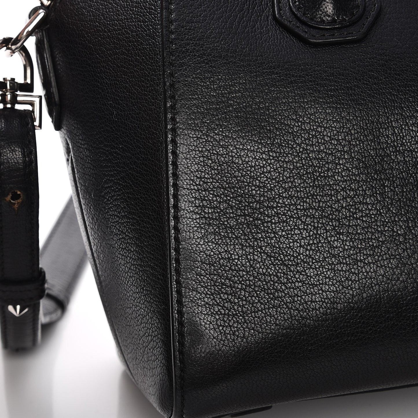 Sugar Goatskin Mini Antigona Black