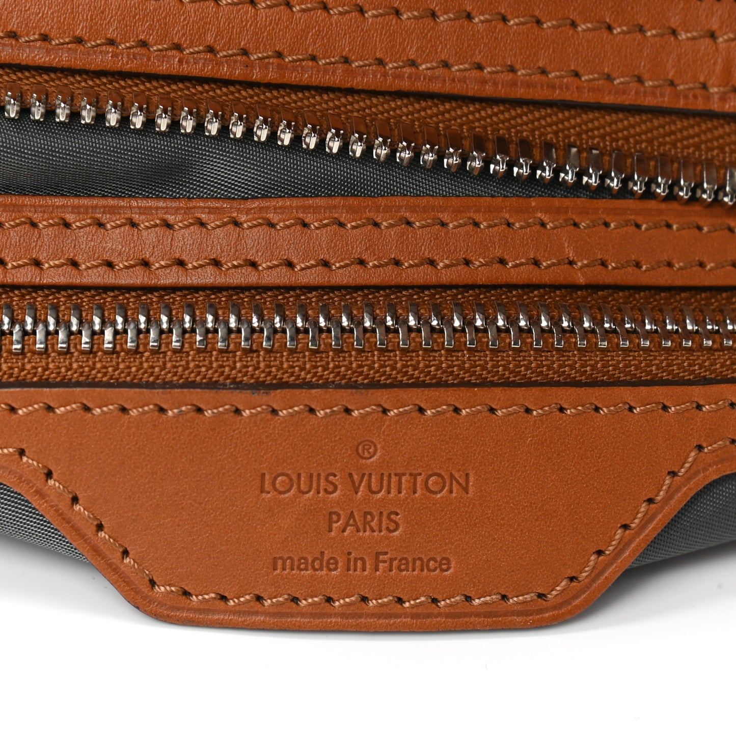 Nomade Grand Damier Keepall Bandouliere 45 Cognac