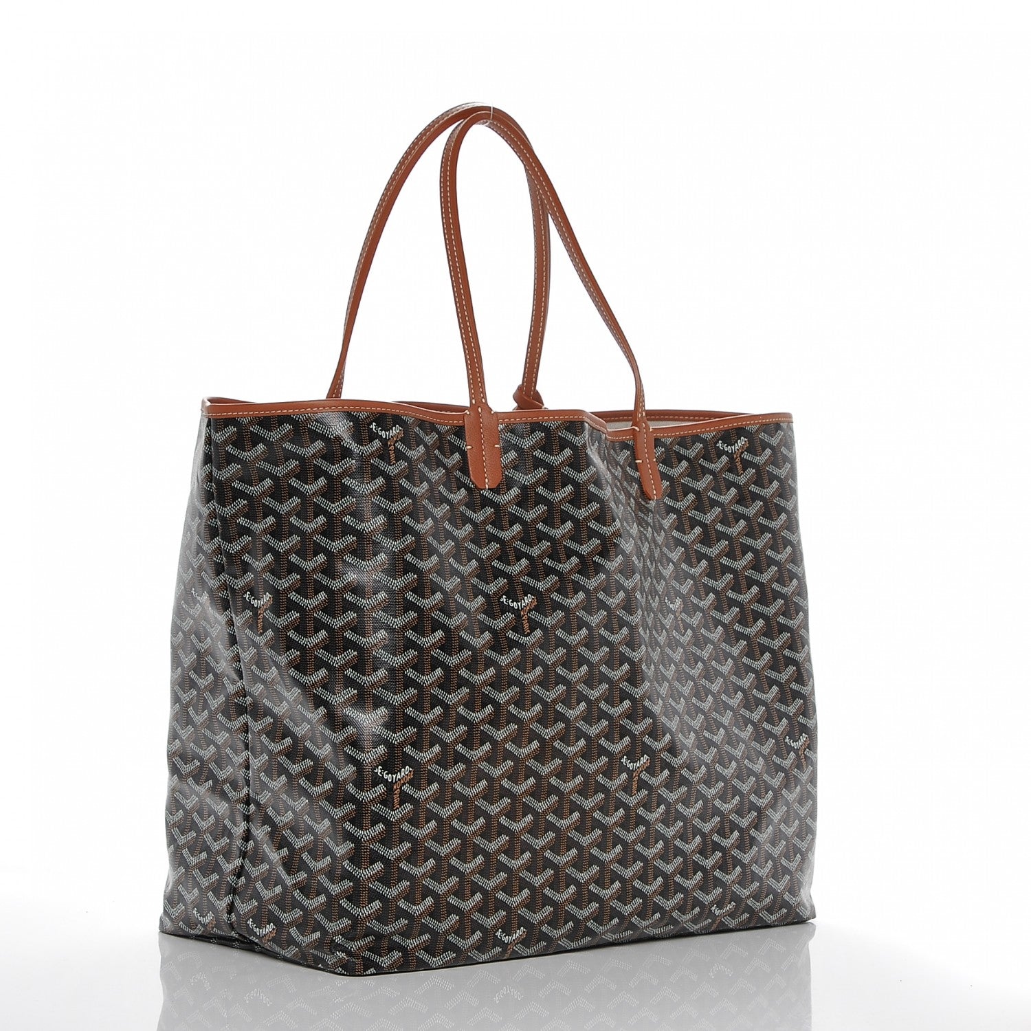 Goyard Goyardine Saint Louis GM Black Gold 3 of 8