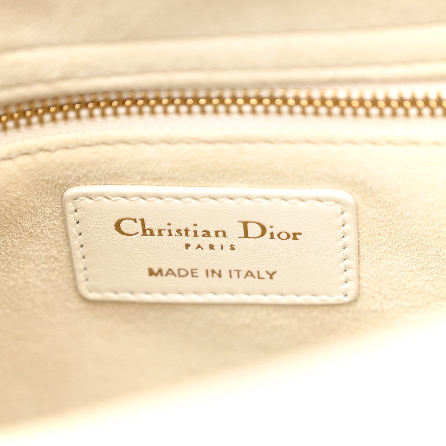 Christian Dior Lambskin Cannage Medium Lady Dior White 6 of 10