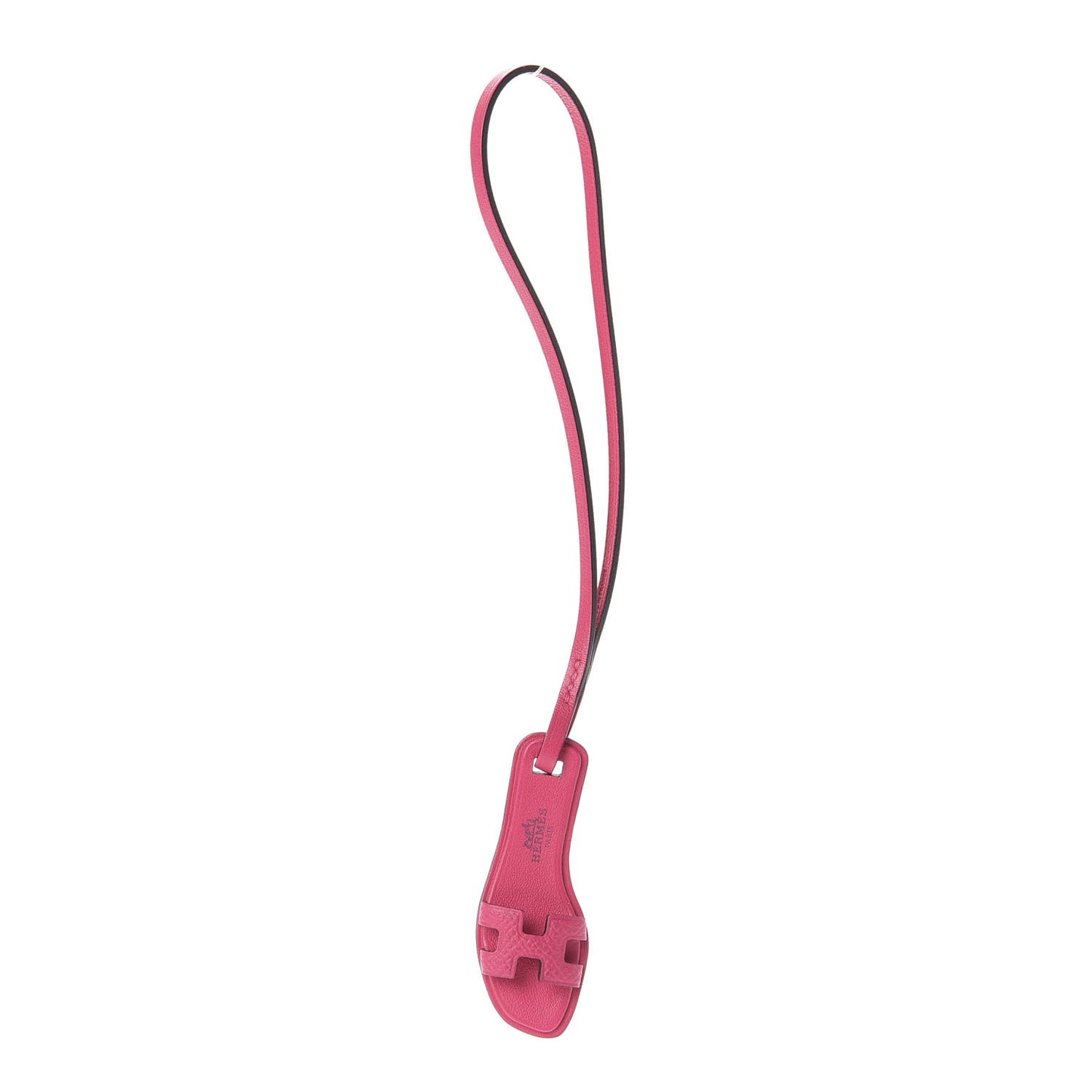 Epsom Butler Calfskin Hunter Oran Nano Bag Charm Rose Mexico