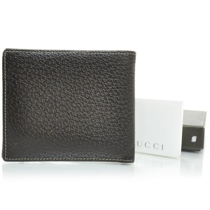 Gucci Mens Leather Bi-Fold Wallet Brown 2 of 8