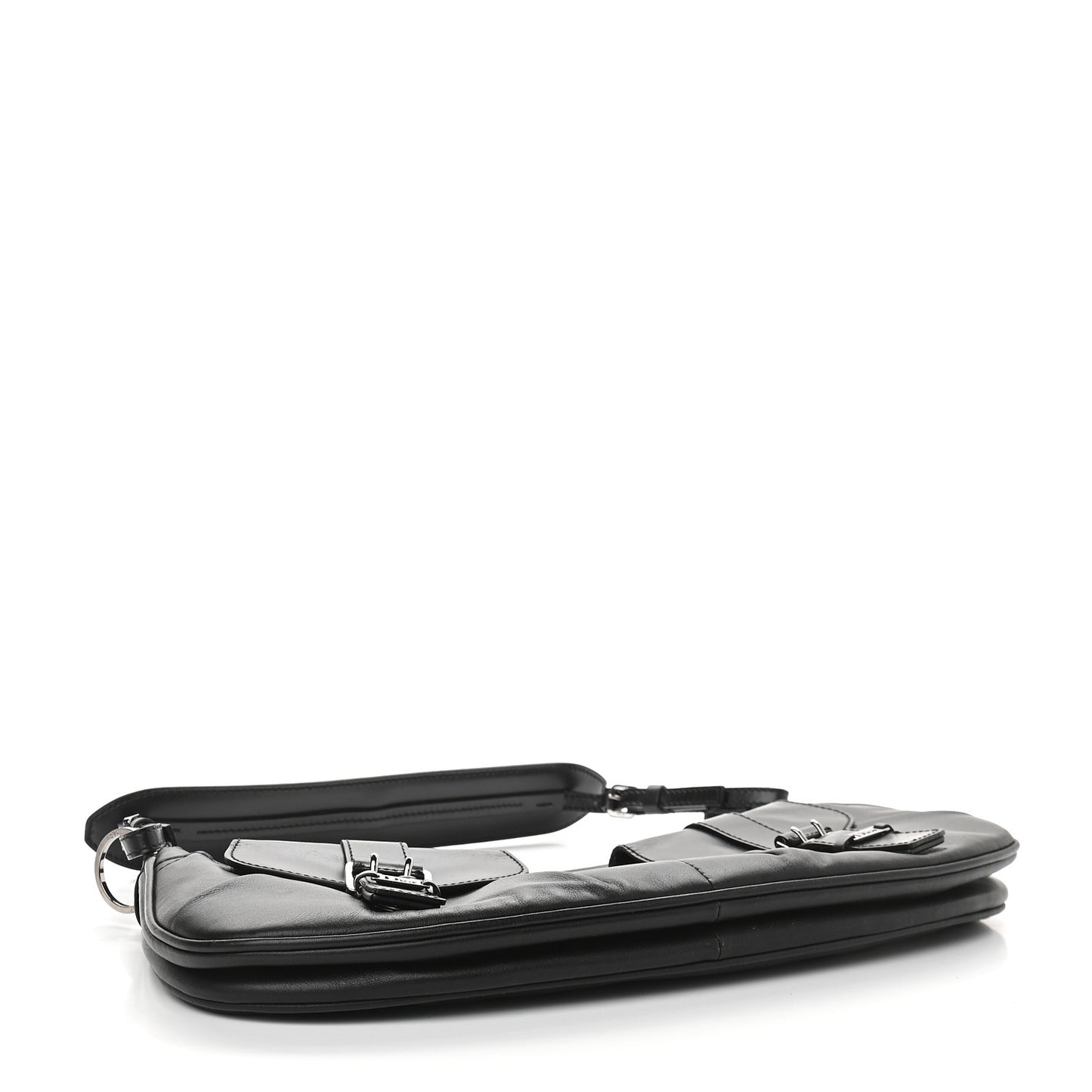Calfskin Shoulder Bag Black