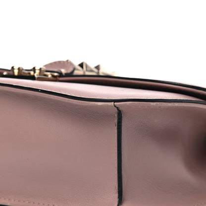 Valentino Garavani Vitello Medium Glam Lock Rockstud Flap Poudre 6 of 8