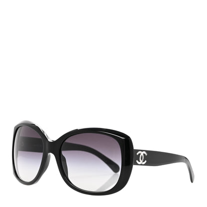 Chanel Acetate Polarized CC Sunglasses 5183 Black 1 of 8