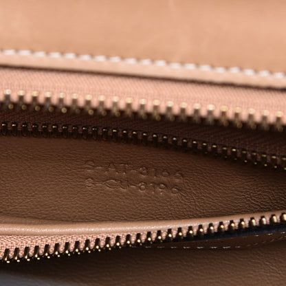 Celine Suede Calfskin Suede Micro Tri-Color Luggage Nude 7 of 13