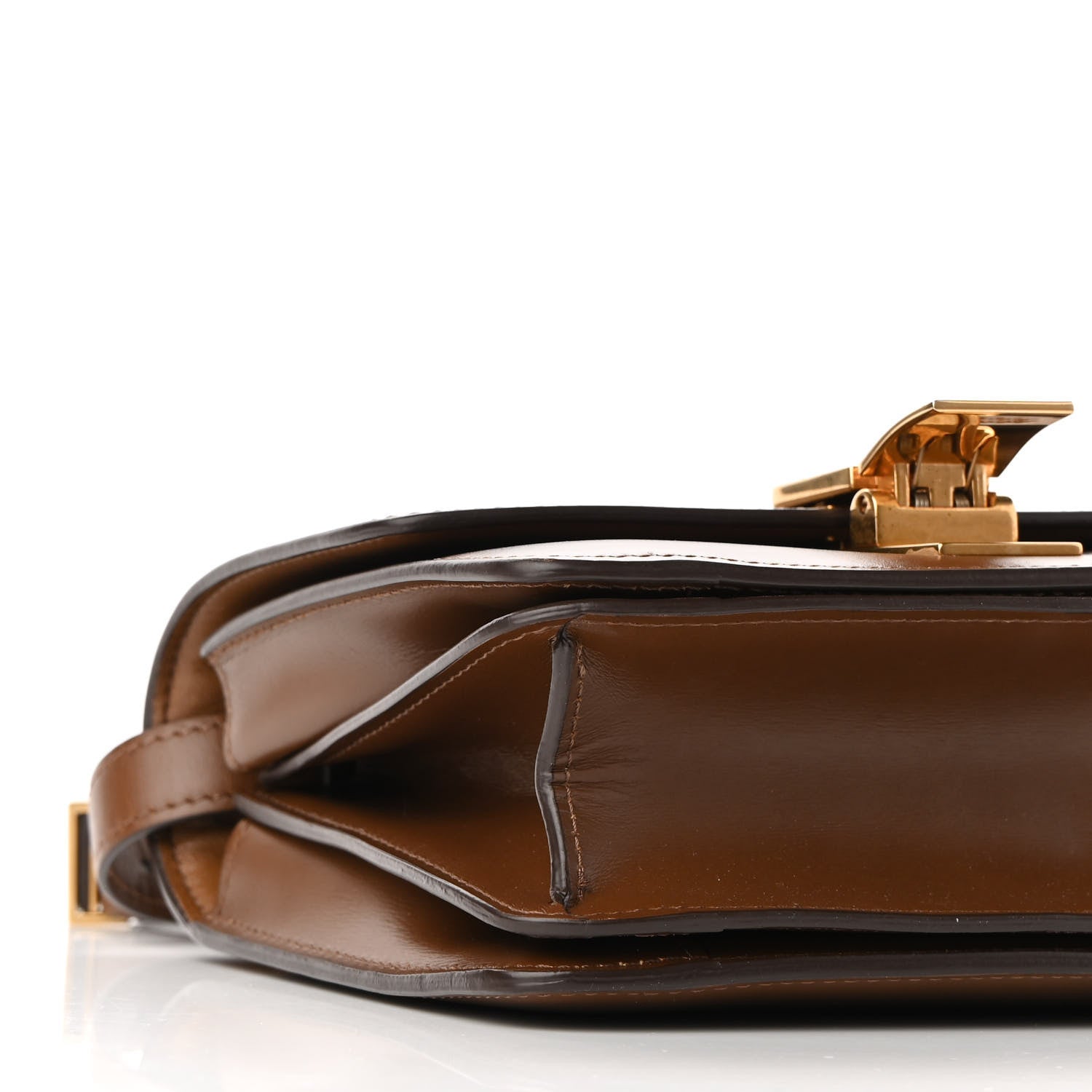 Celine Box Calfskin Small Classic Box Flap Bag Camel 10 of 10