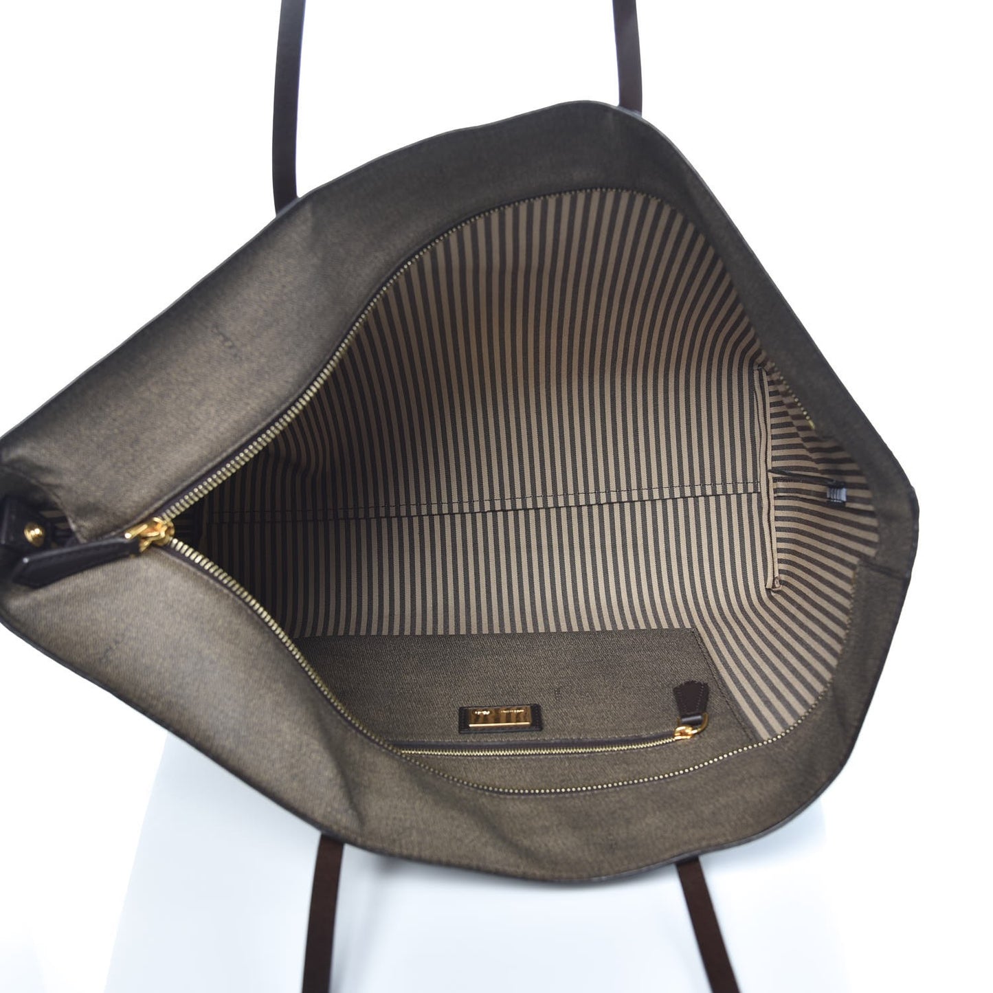 Zucca Spalmati Medium Roll Tote Tobacco Moro