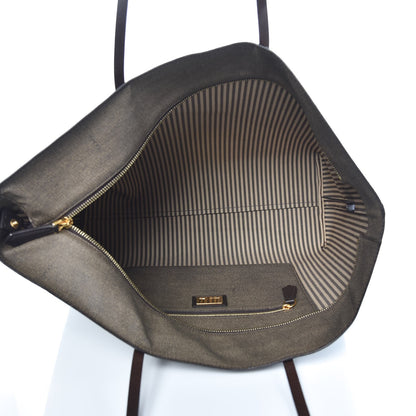 Fendi Zucca Spalmati Medium Roll Tote Tobacco Moro 5 of 11