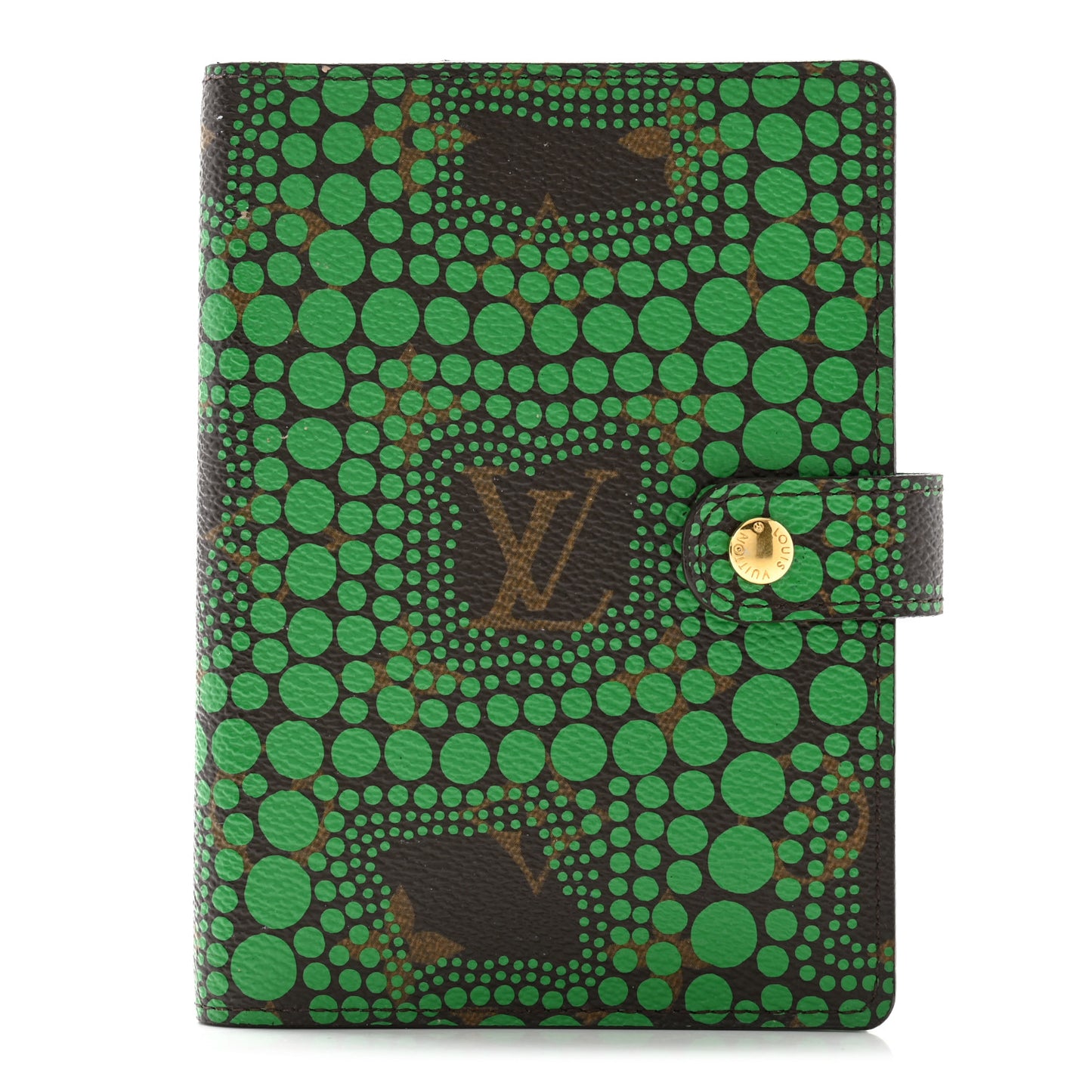 Monogram Kusama Town Small Ring Agenda Green