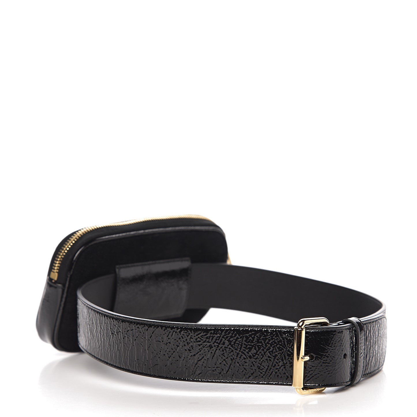 Suede Patent Ophidia Belted iPhone Case 75 30 Black