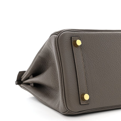 Hermes Togo Birkin 25 Etain 9 of 11