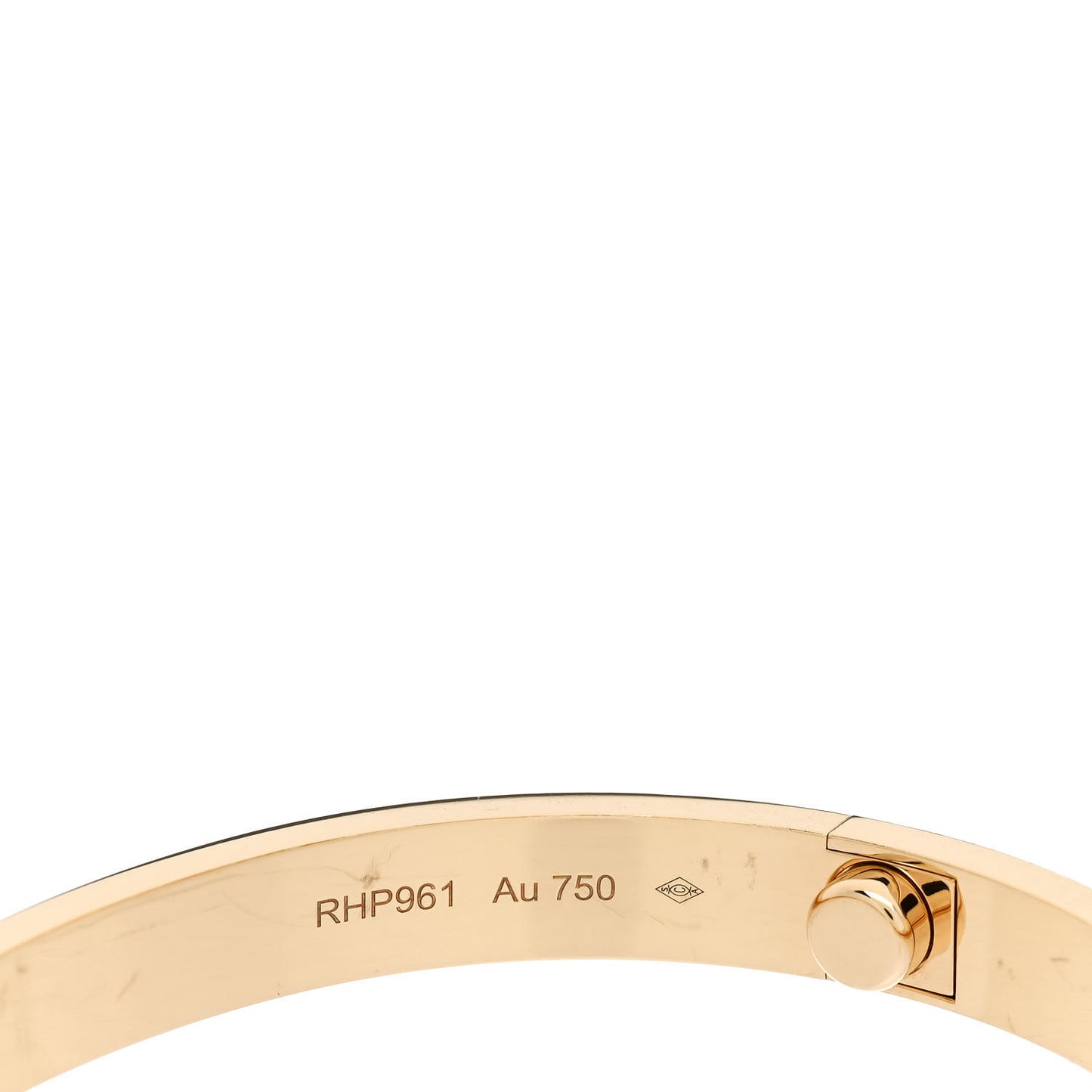 18K Yellow Gold LOVE Bracelet 17