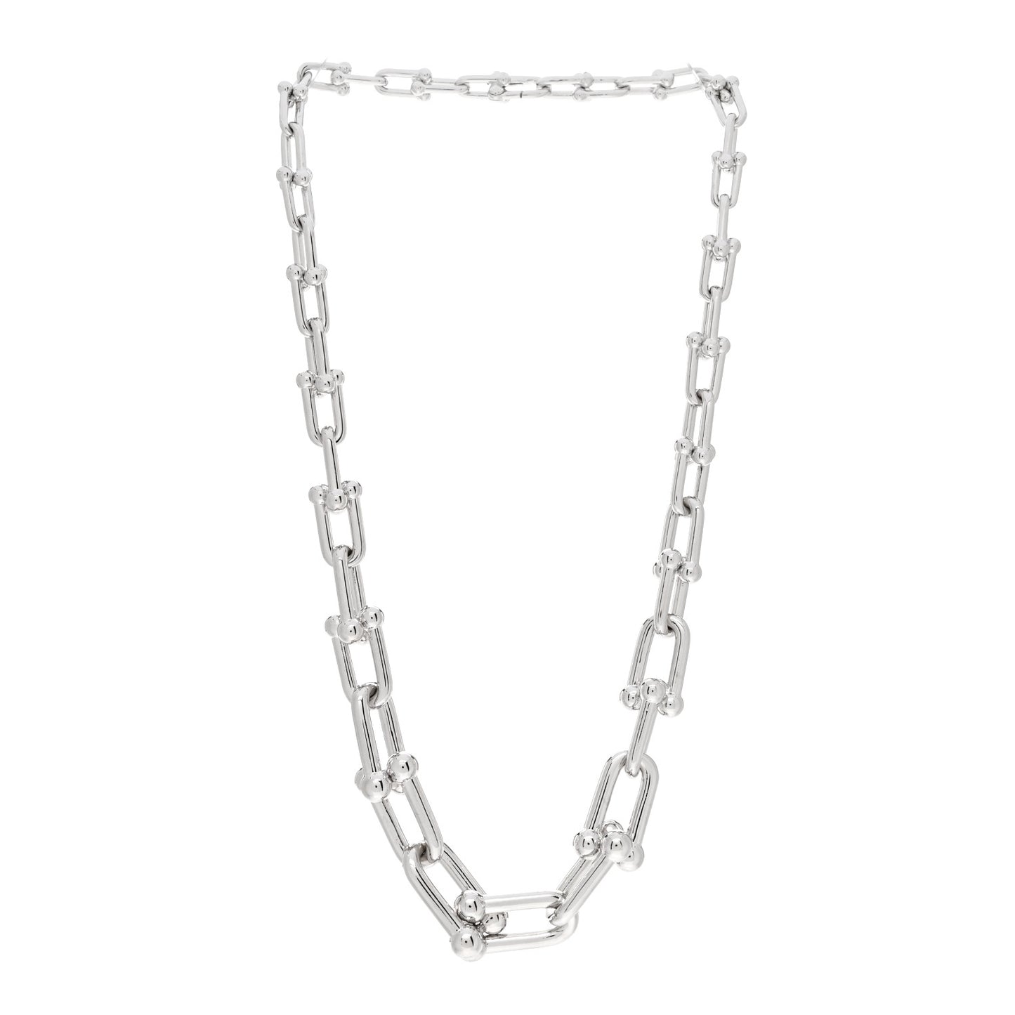 Sterling Silver HardWear Graduated Link Necklace