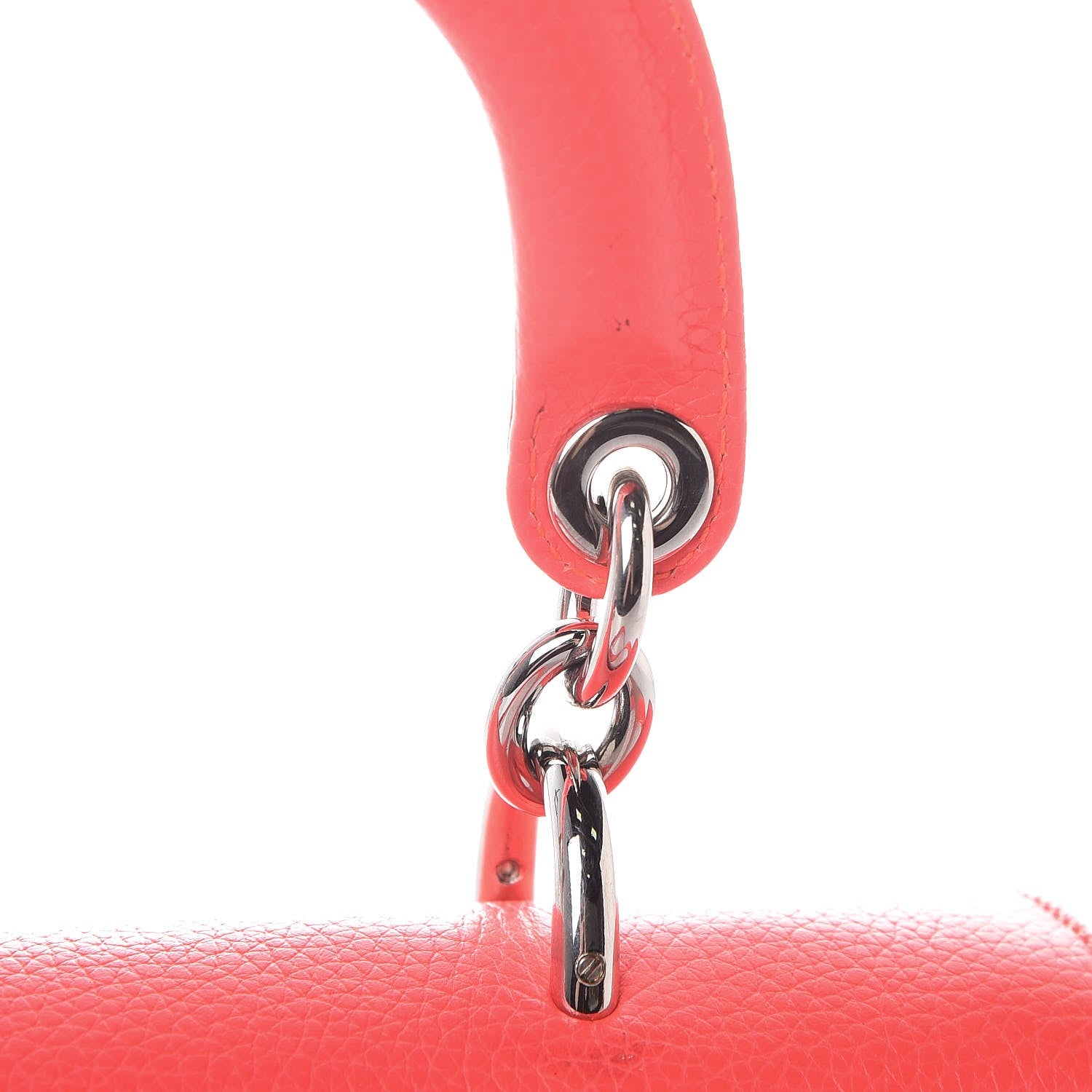 Christian Dior Bullcalf Mini Be Dior Satchel Fluorescent Goji Pink 12 of 20