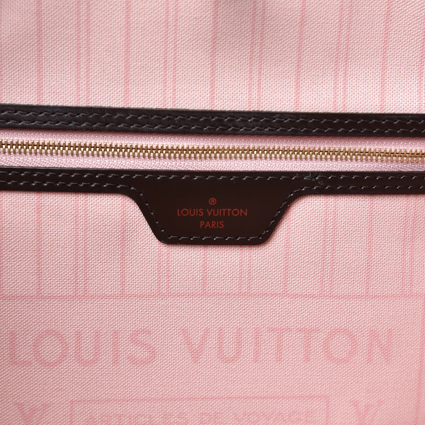 Damier Ebene Neo Neverfull MM Rose Ballerine