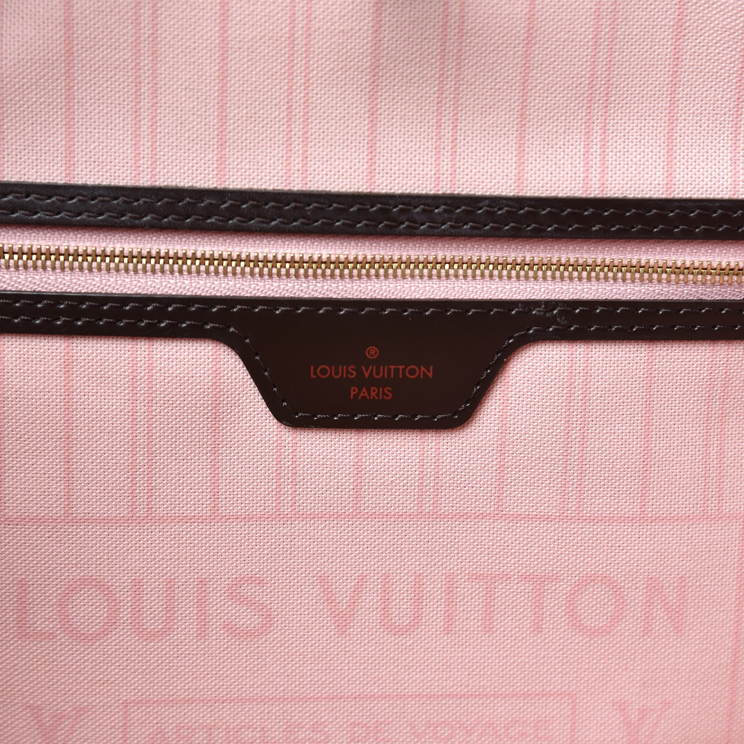 Louis Vuitton Damier Ebene Neo Neverfull MM Rose Ballerine 7 of 12