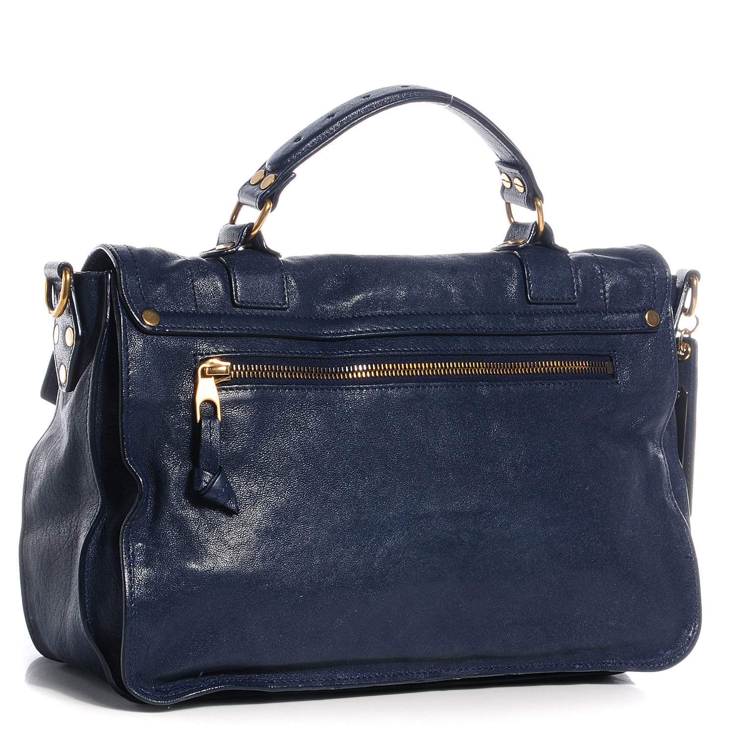 Proenza Schouler Lambskin PS1 Medium Satchel Marine 3 of 14
