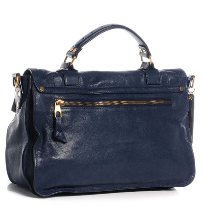Proenza Schouler Lambskin PS1 Medium Satchel Marine 3 of 14