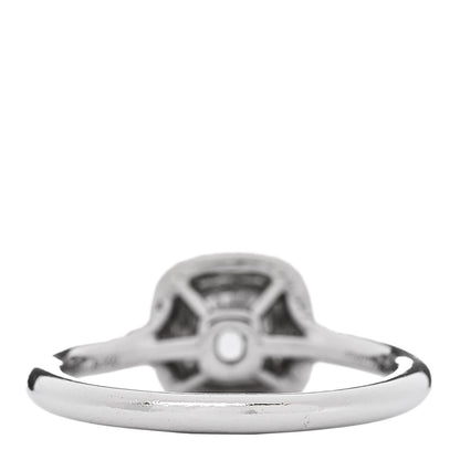 Tiffany Platinum Diamond .37ct Soleste Cushion Cut Double Halo Engagement Ring 52 6 4 of 6