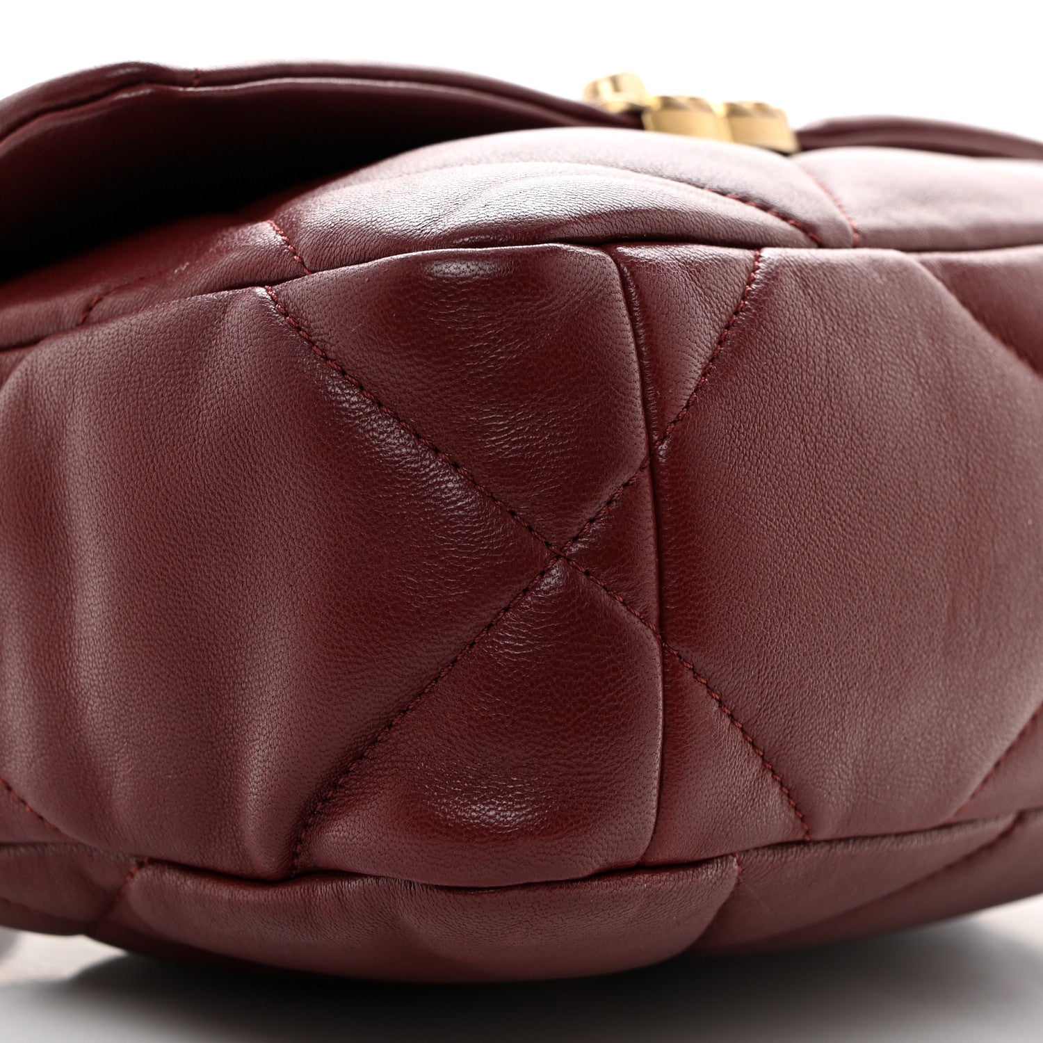 Chanel Lambskin Quilted Medium Chanel 19 Flap Marron 9 of 11