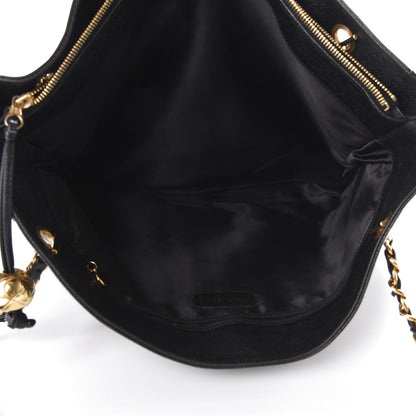 Chanel Caviar Large CC Shoulder Bag Black 6 of 12