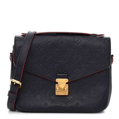 Louis Vuitton LOUIS VUITTON Empreinte Pochette Metis Marine Rouge 1 of 11