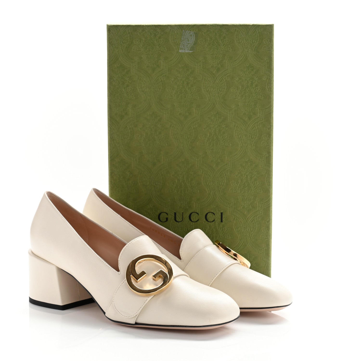 Gucci Malaga Kid Blondie Pumps 40.5 Mystic White 12 of 12