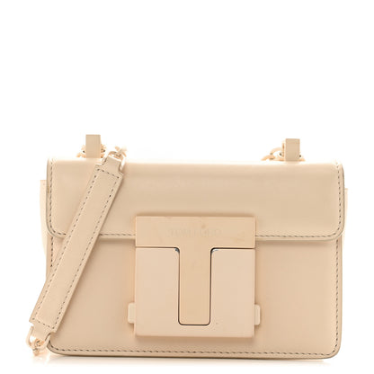 Tom Ford Calfskin Small T Clasp Chain Bag Vanilla 1 of 12