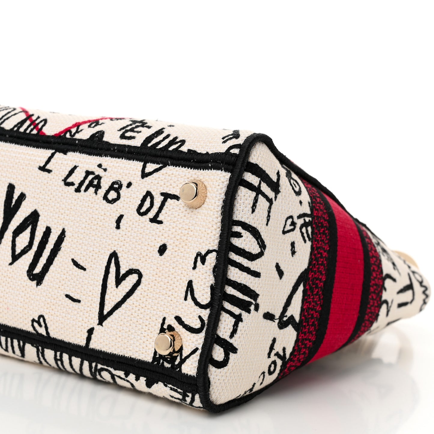 Canvas Medium DiorAmour Graffiti Lady D-Lite Latte