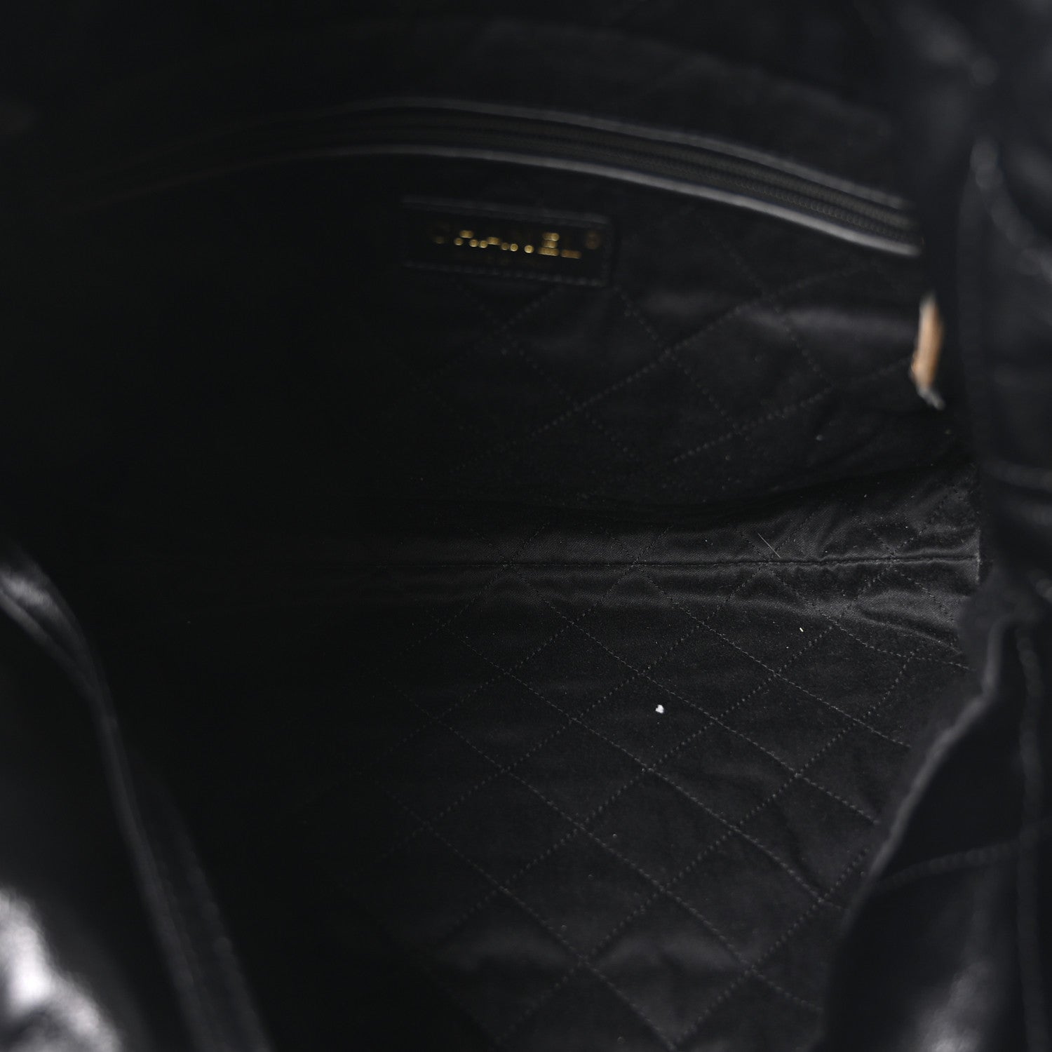 Chanel Shiny Calfskin Quilted Small Chanel 22 Black 6 of 11