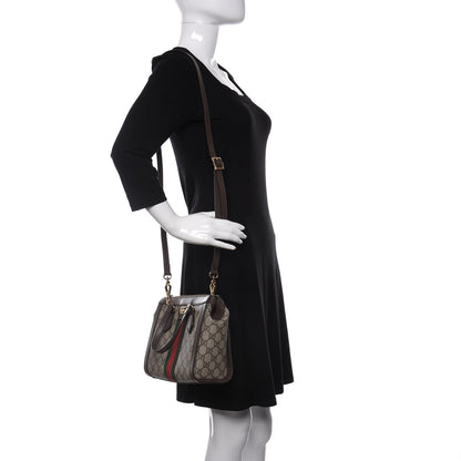Gucci GG Supreme Monogram Small Ophidia Tote Bag Brown 2 of 10
